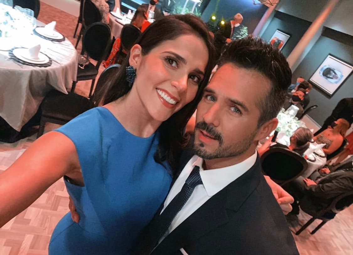 Eva Cedeño y José Ron