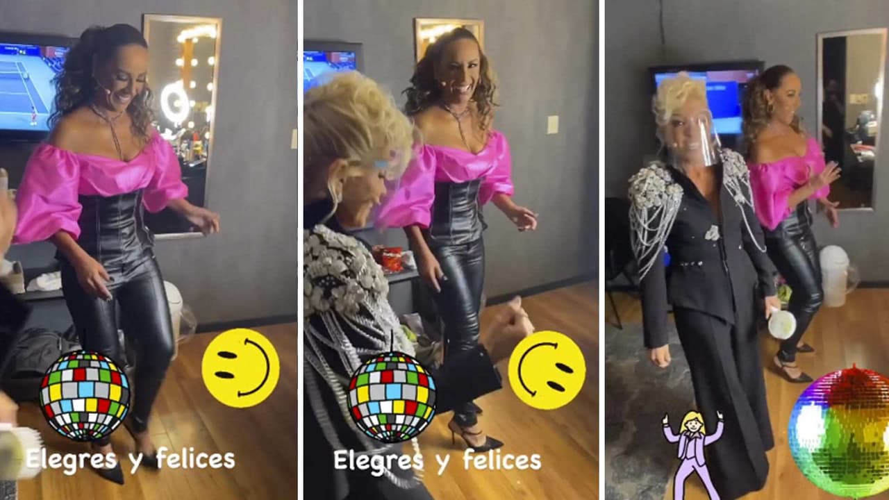 Las divertidas clases de baile que Yuri le dio a Consuelo Duval con música de los 70