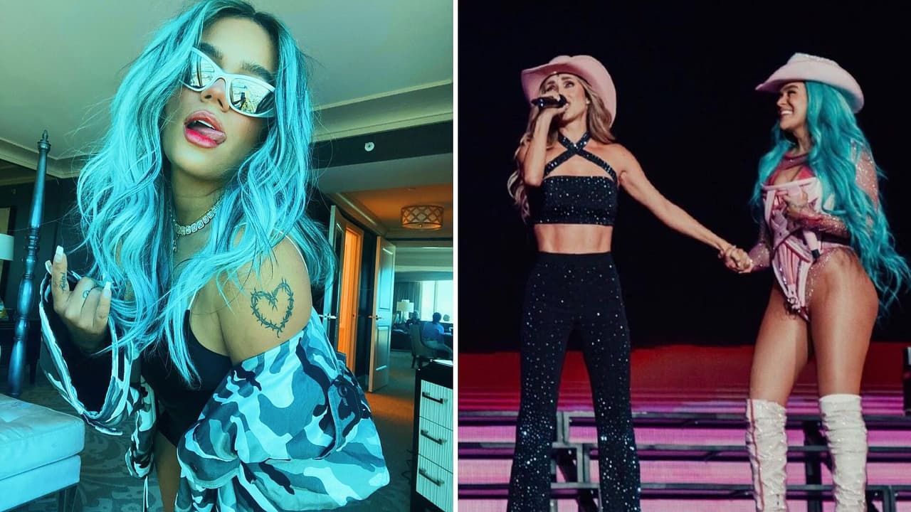 Anahí fue invitada al concierto de Karol G y sorprendieron a los fans