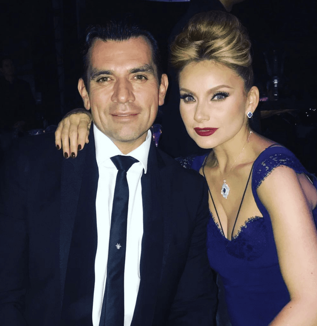 Elizabeth Álvarez celebra el cumpleaños de Jorge Salinas con tierna sorpresa