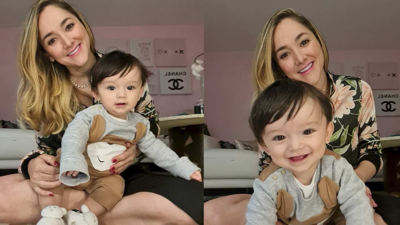 Sherlyn revela que André está muy inquieto porque le están saliendo los dientitos de arriba
