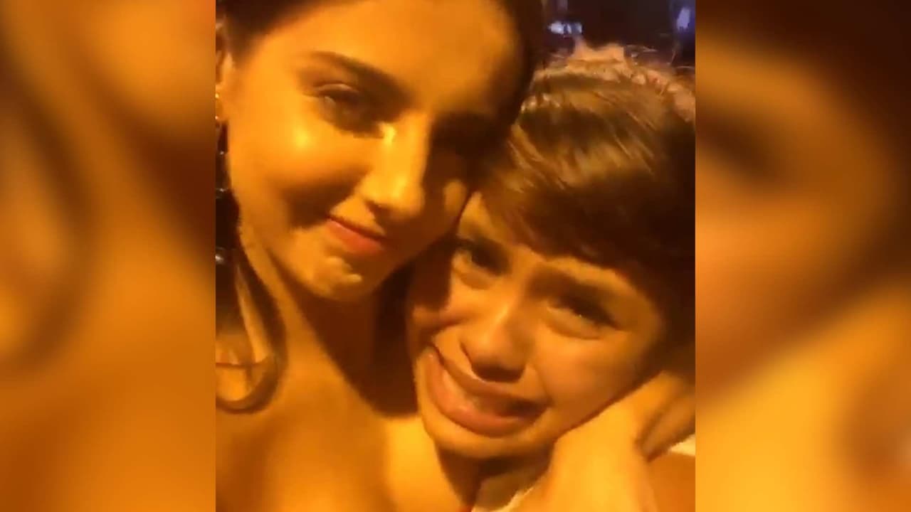 La emotiva reacción de una fan al conocer a Michelle Renaud