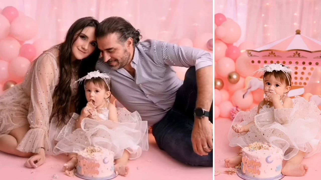 Dulce María: Así se vivió la sesión de fotos de ‘smash cake’ de su bebita María Paula