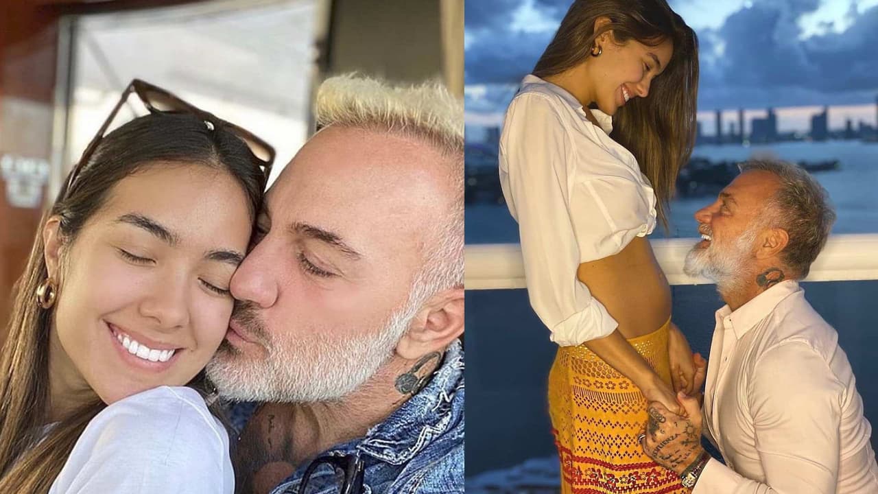 Con toda la actitud, Gianluca Vacchi le prepara una pizza al horno a Sharon Fonseca
