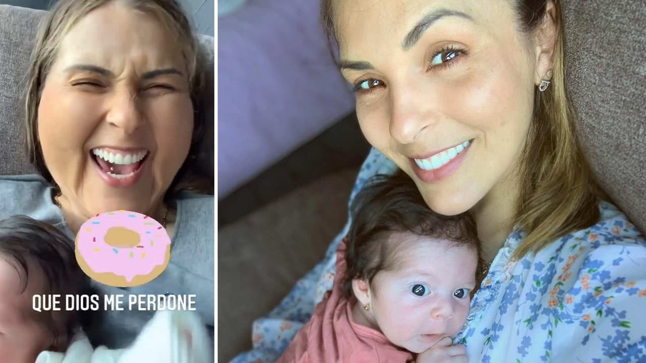 ‘La Jarocha’ le juega broma a su bebé, Luciana, y no para de reírse con este filtro que uso en ella