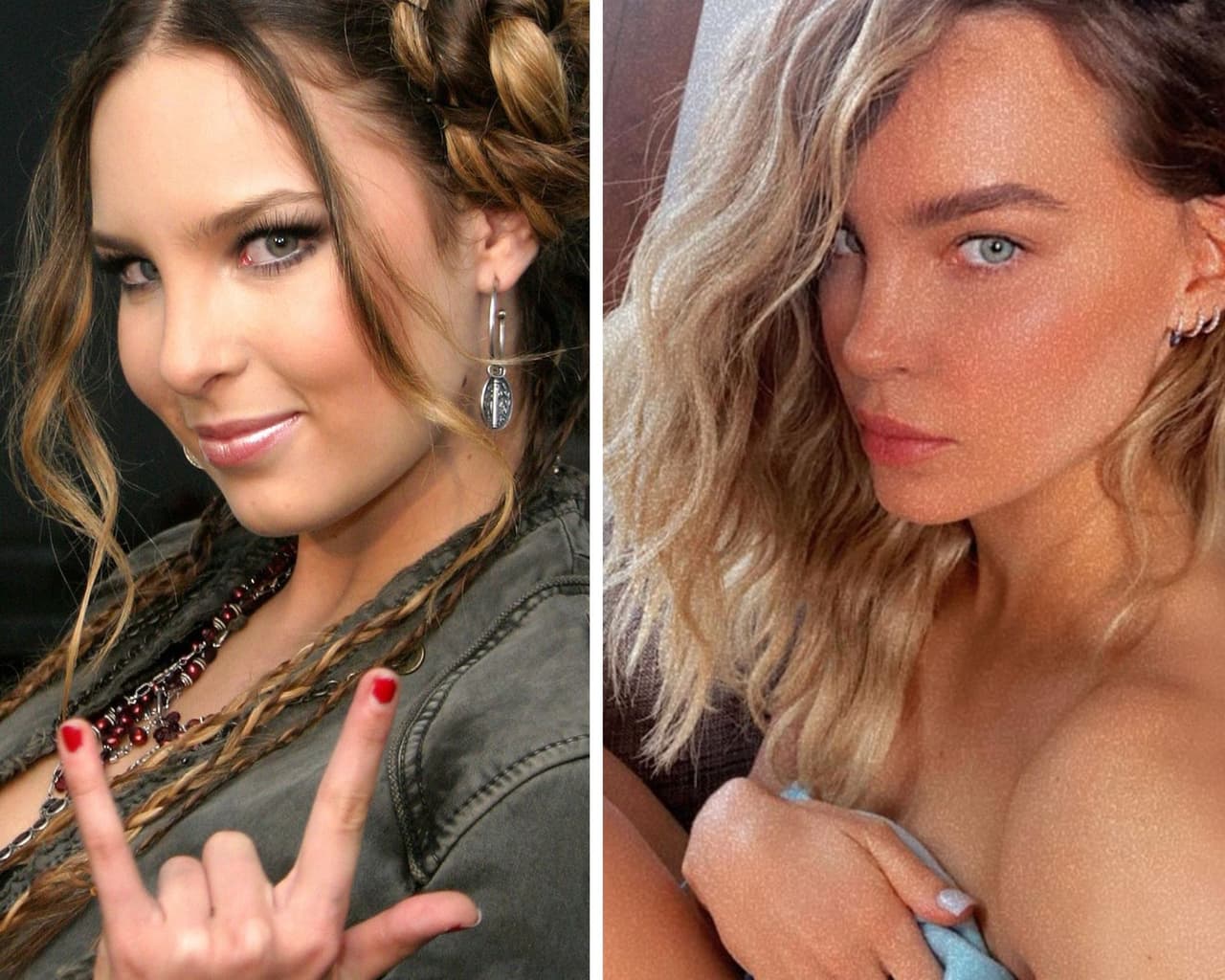 Durante su infancia y adolescencia, Belinda siempre presumió una nariz menos definida y ancha, sin embargo, con el paso de los años, la exestrella infantil transformó su imagen, luciendo ahora un perfil respingado con ayuda de rinoplastia, grandes párpados elevados por levantamiento de ceja, así como mentón y quijada un poco más prominente.