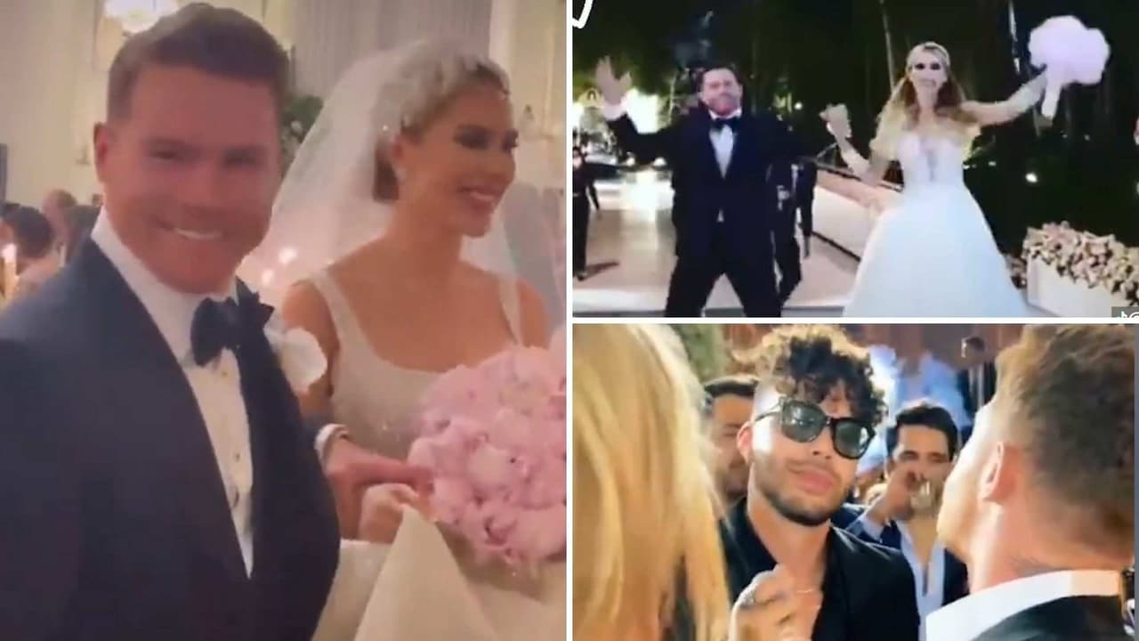 ‘Canelo’ Álvarez tira ‘la casa por la ventana’ y celebra su boda religiosa a lo grande