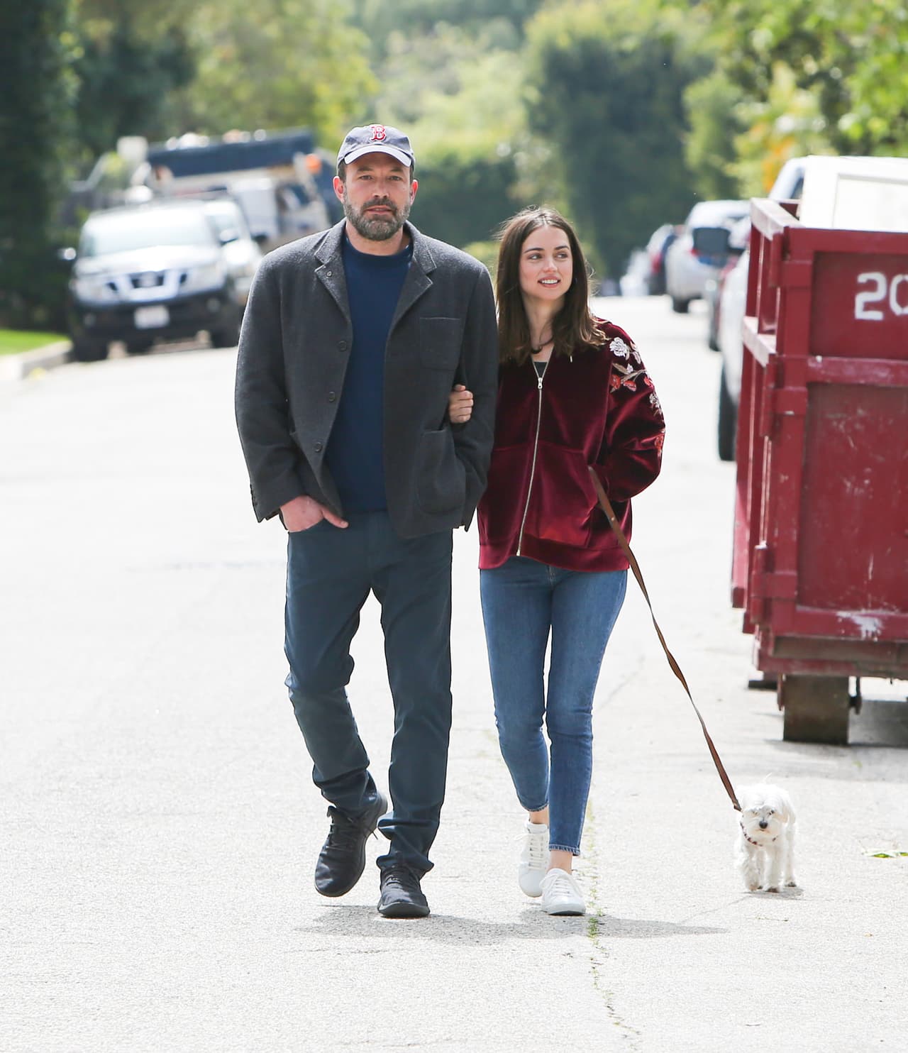 LOS ANGELES, CA - MARCH 28: Ben Affleck and Ana de Armas are seen on March 28, 2020 in Los Angeles, California. (Photo by BG004/Bauer-Griffin/GC Images)