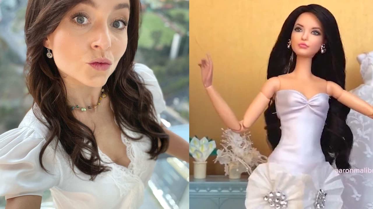 Recrean ‘Teresa’ con Barbies; Angelique Boyer quedó sorprendida con el parecido de estas muñecas