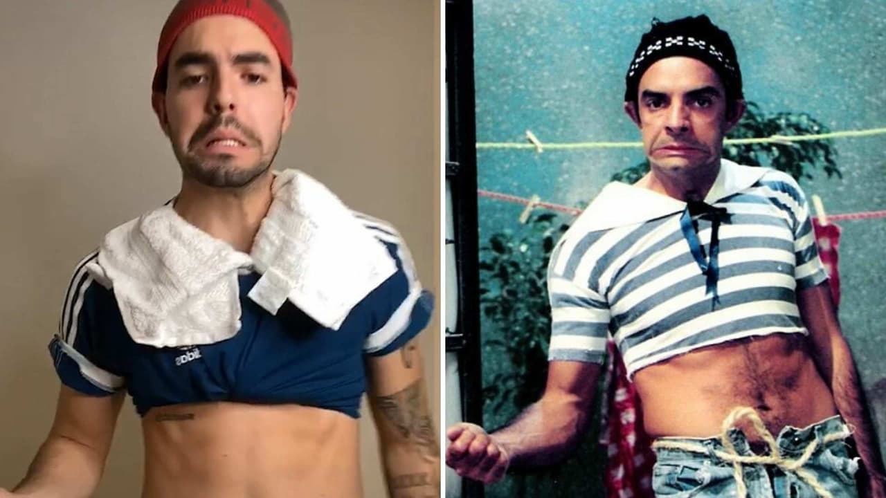 Adriano Zendejas se caracteriza con personajes de Eugenio Derbez y este es el resultado