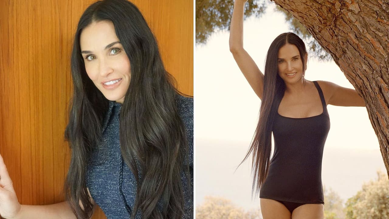 Demi Moore asombra a sus fans por su increíble figura a los 59 años