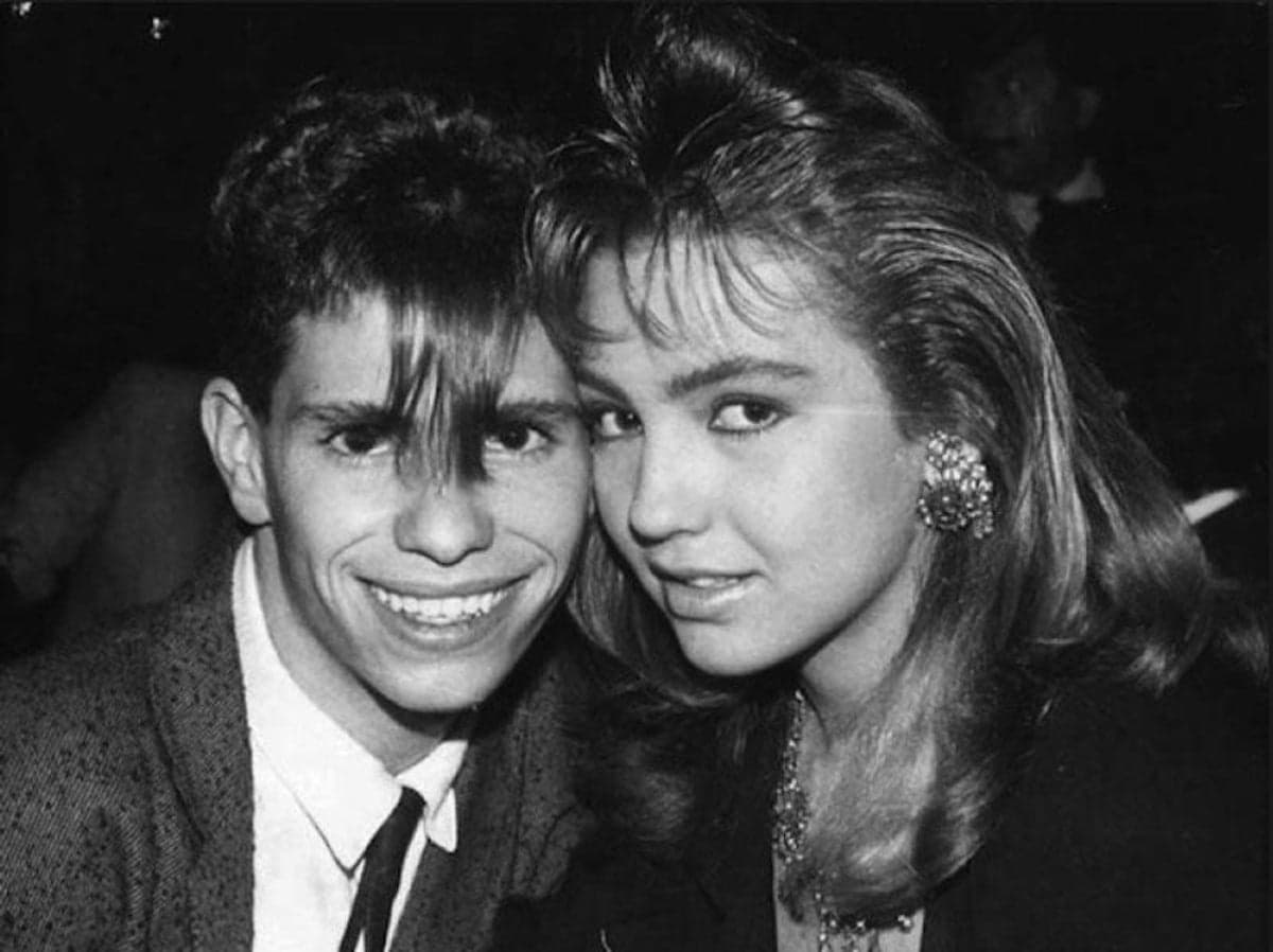1993: Thalía y Diego Schoening.