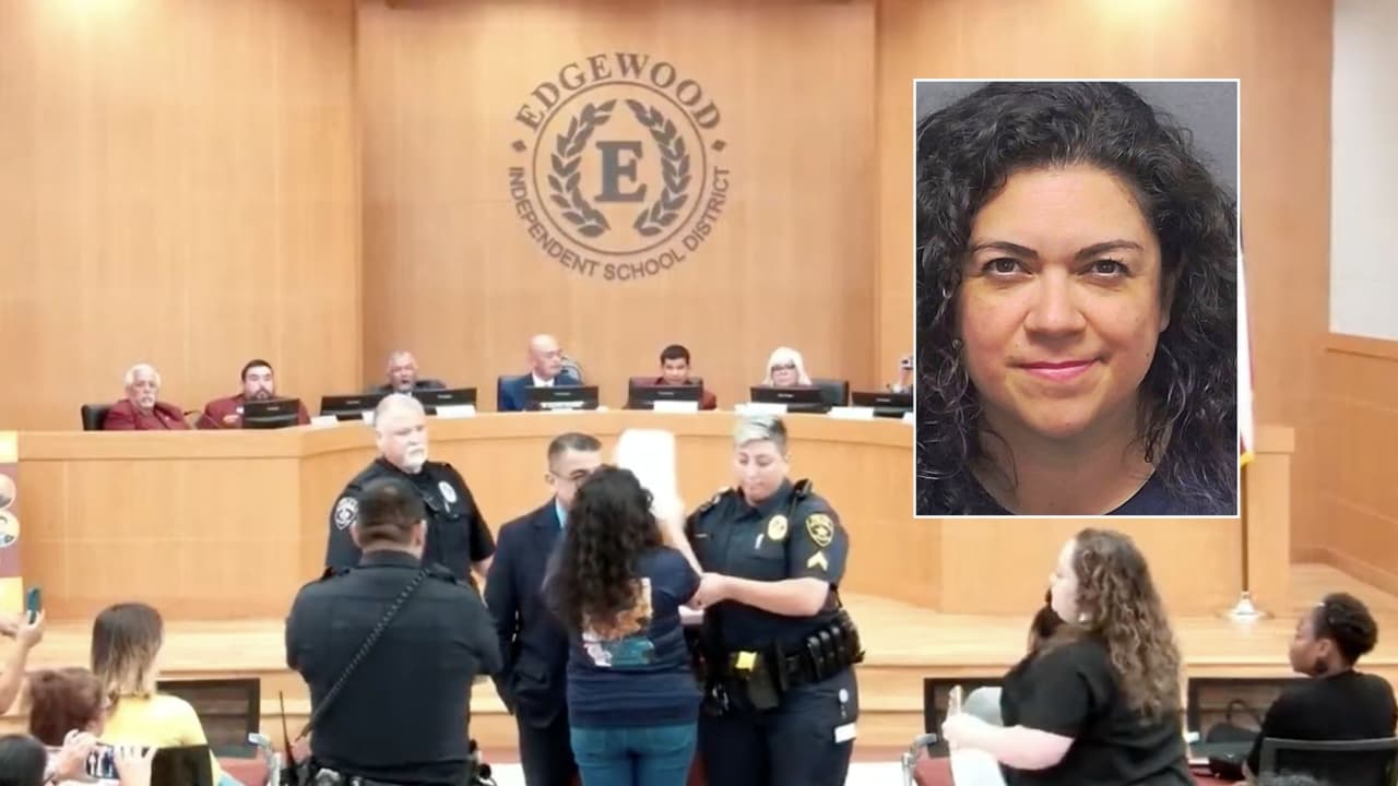 “Es intimidación”: madre es arrestada tras exceder el tiempo en su intervención en una junta escolar