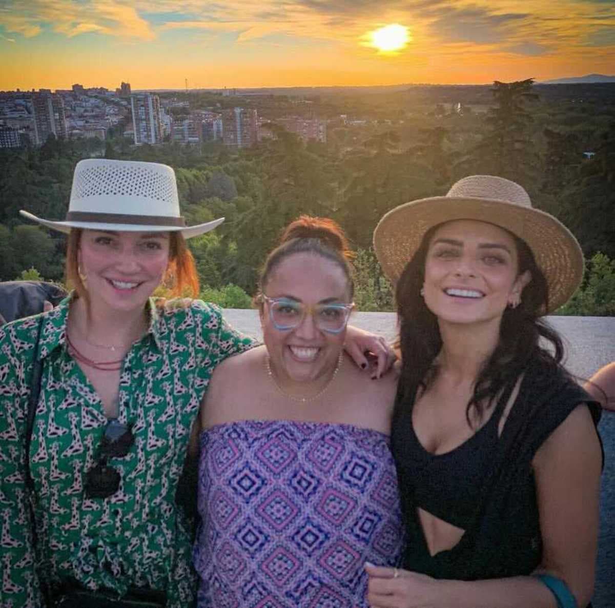 Regina Blandón compartió más fotos de sus viaje a España con Michelle Rodríguez y Aislinn Derbez