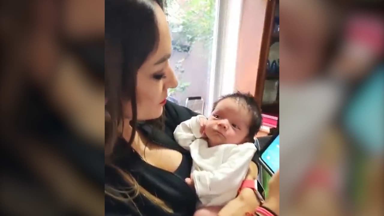 La tierna reacción de André, hijo de Sherlyn, al escuchar a su tía llevarle serenata