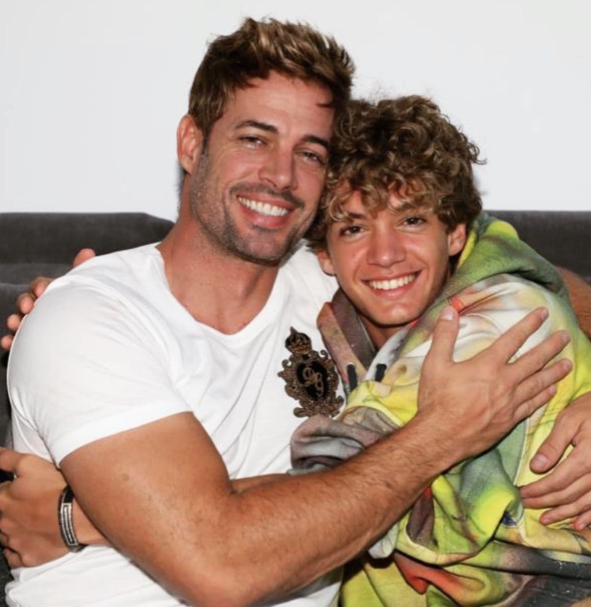 William Levy y su hijo Christopher.
