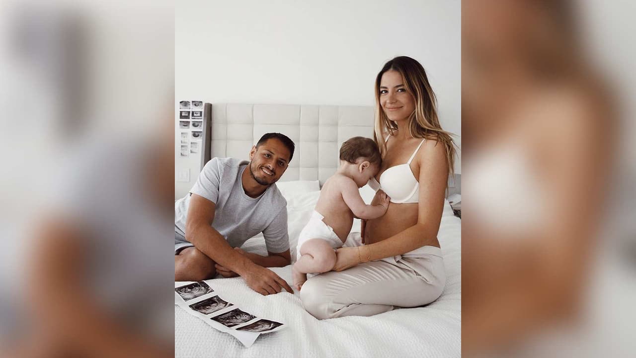 Esta fue la cariñosa reacción de Noah, hijo del ‘Chicharito’, con la pancita de embarazo de su mamá