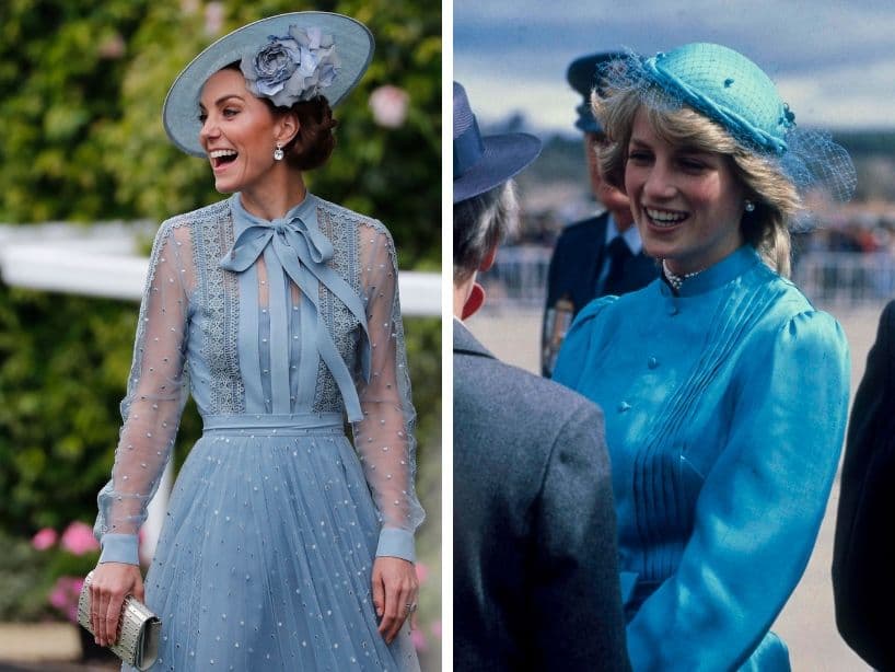 Otra manera en la que la princesa es recordada, es a través de la moda. Con atuendos que son muy similares a los que ella usó.