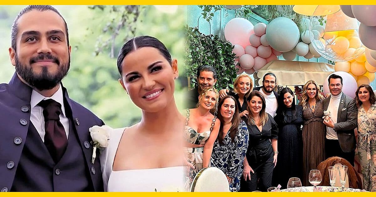 Maite Perroni presume su avanzado embarazo en su baby shower