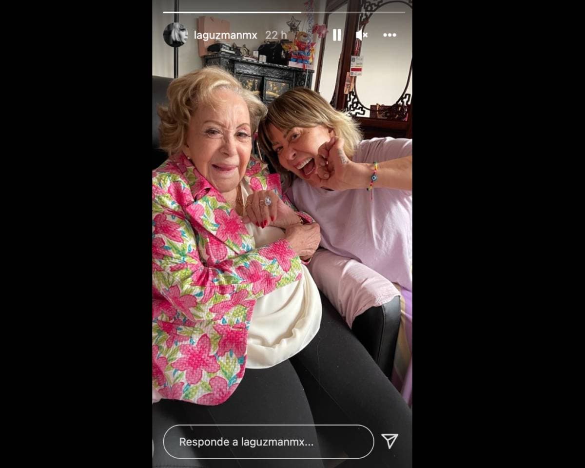 Silvia Pinal reaparece más feliz que nunca con Alejandra Guzmán