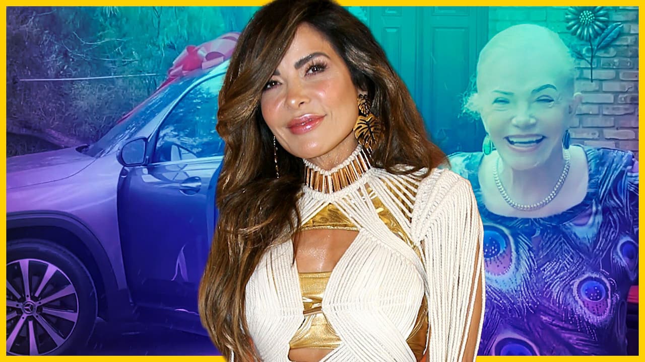 Mamá de Gloria Trevi grita de la emoción al recibir lujoso automóvil en su cumpleaños