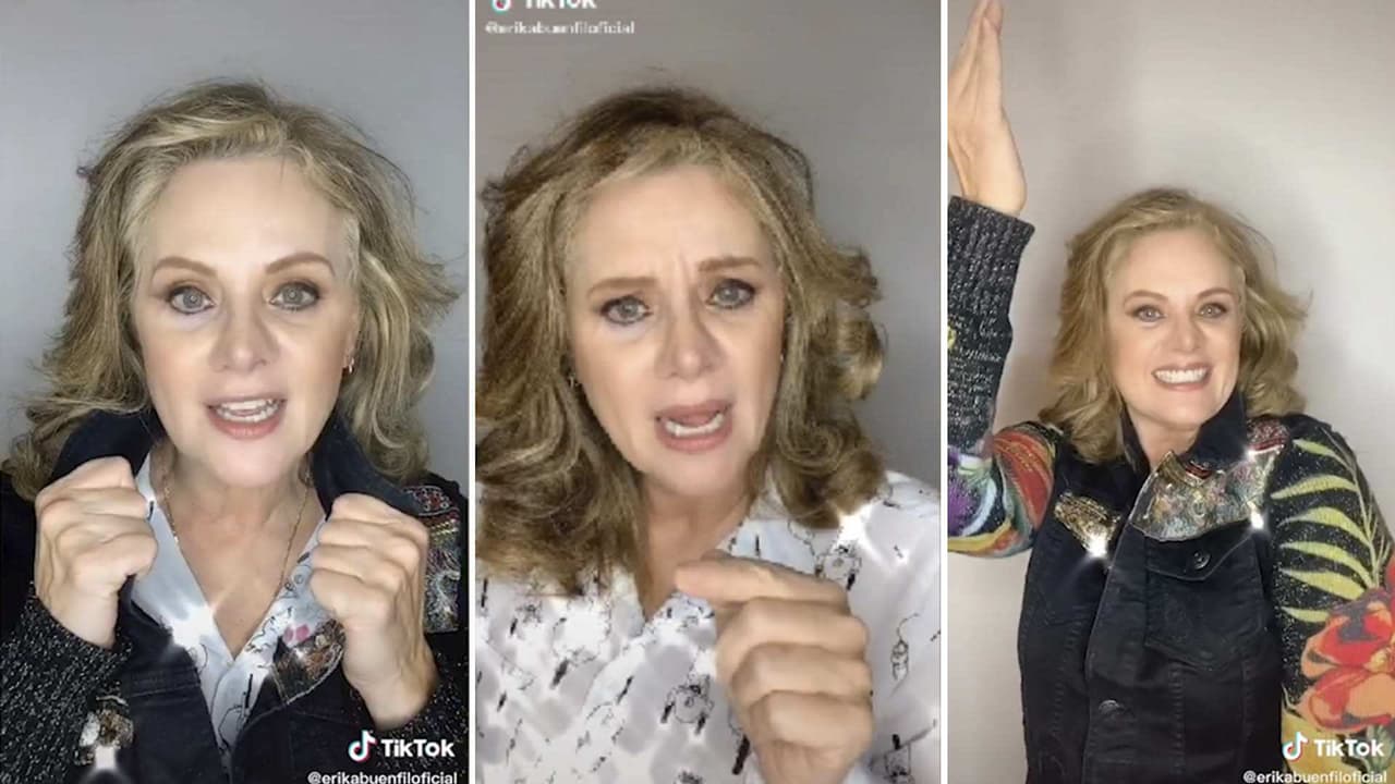 “¿No sabes nada de mí? entonces mejor no opines”, Erika Buenfil celebra con un baile en este TikTok