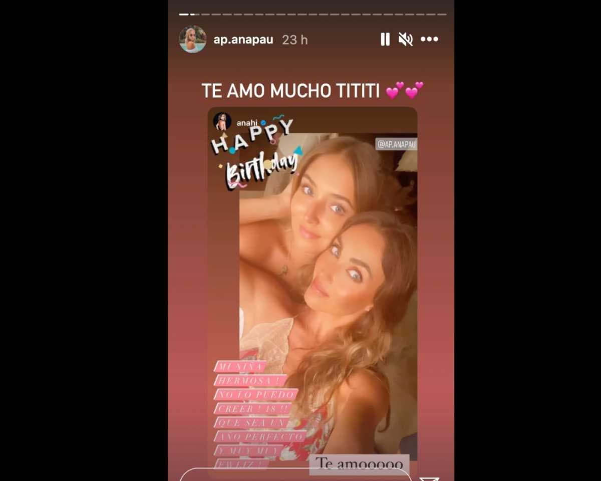 Sobrina de Anahí cumple 18 años y cada vez más se parece a la cantante