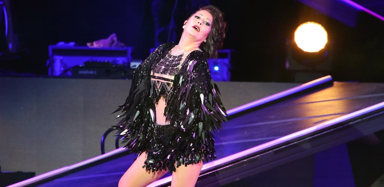 Alejandra Guzmán durante su gira 'Versus'