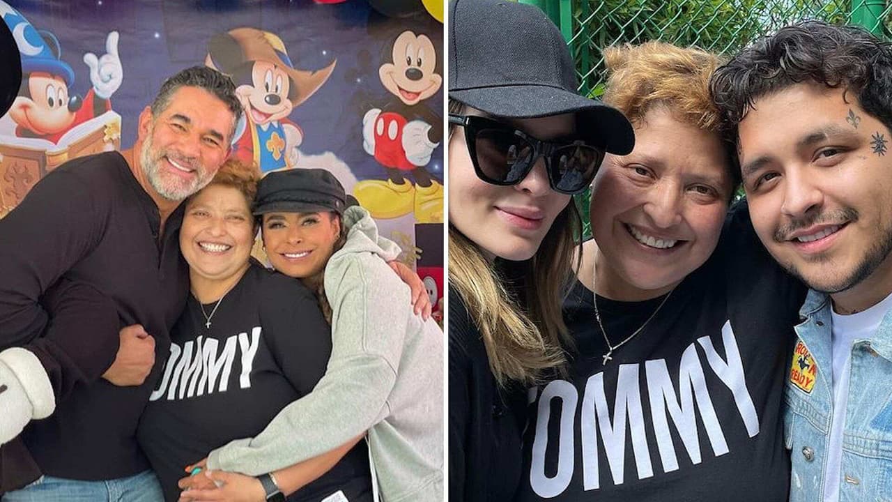 Belinda, Galilea Montijo y Eduardo Santamarina se divierten como niños en fiesta de cumpleaños