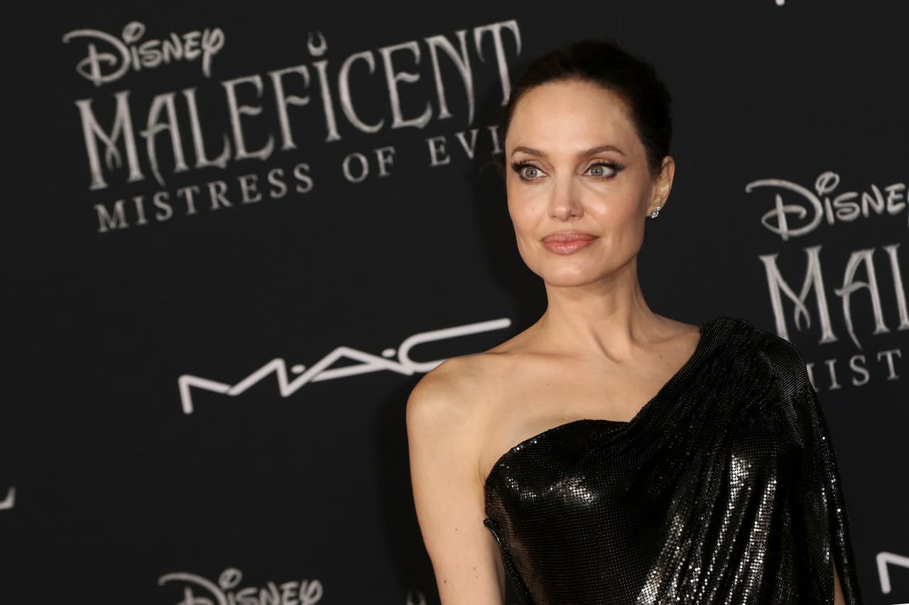 Angelina Jolie arrives at the world premiere of "Maleficent: Mistress of Evil" on Monday, Sept. 30, 2019, at the El Capitan Theatre in Los Angeles. (Photo by Willy Sanjuan/Invision/AP)