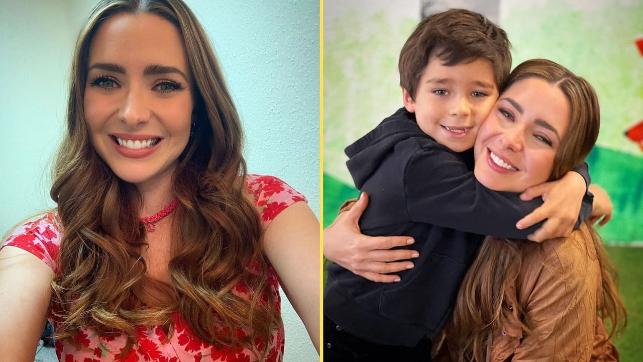 Ariadne Díaz se pone sentimental con el primer día de clases de Diego
