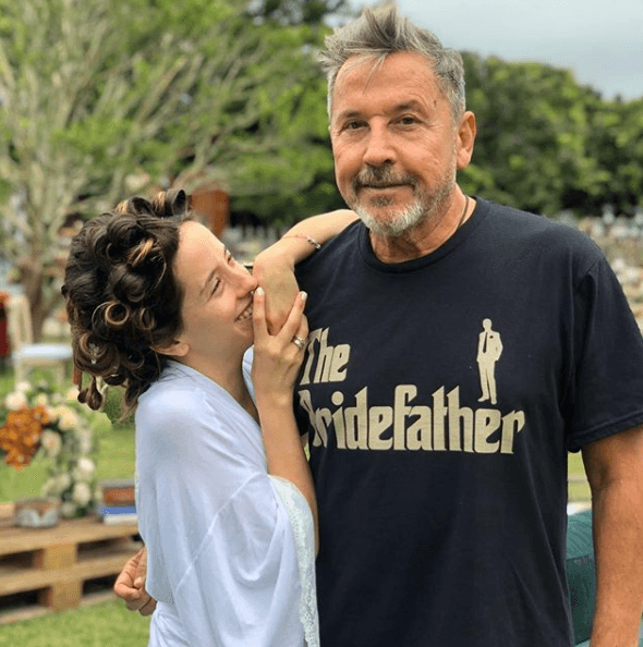 Ricardo Montaner y su hija Evaluna.