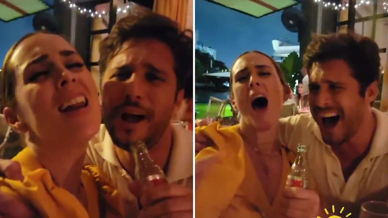 Jacky Bracamontes y Diego Boneta se avientan tremendo palomazo con éxito de Luis Miguel