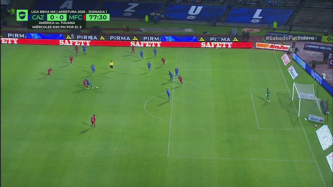¡Cerca Mazatlán! Benedetti roba el balón y por poco hace el primero de la noche