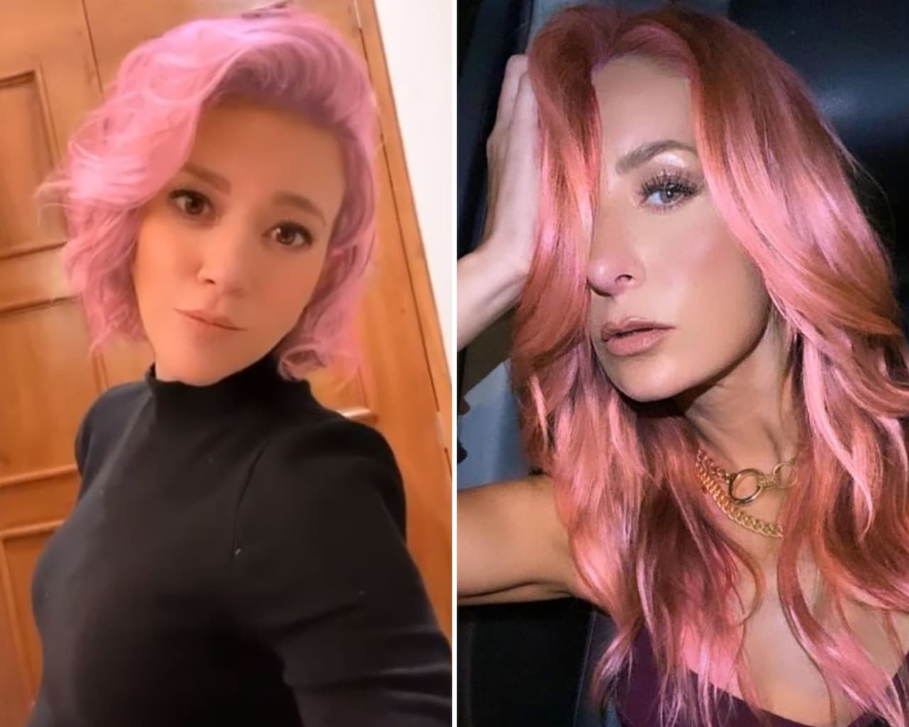 Al igual que Shakira, las siguientes celebridades se han encantado con la idea de llevar el cabello de este color pastel: algunas con tinte, otras solo con filtros.