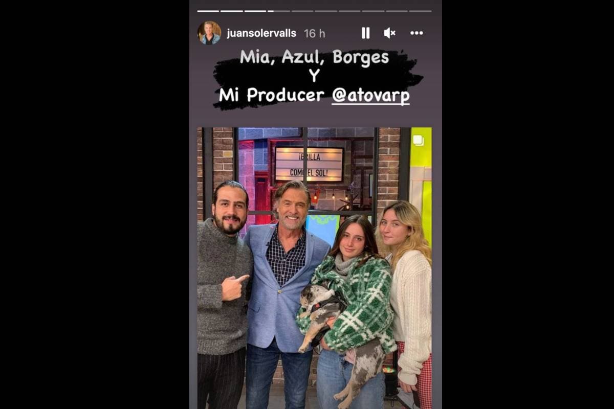 Juan Soler celebró su cumpleaños 56 lejos de su novia