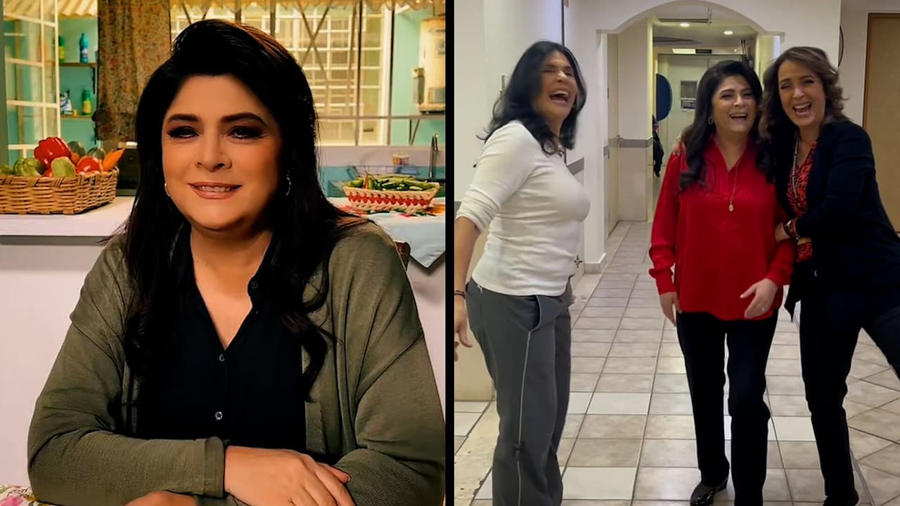 Victoria Ruffo se divierte bailando con actrices ‘El tikita’