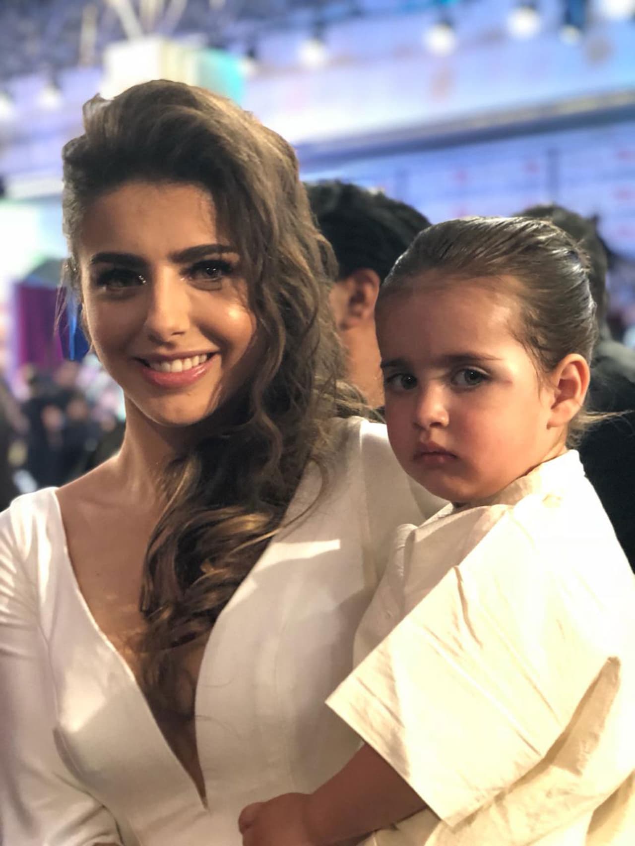 Michelle Renaud y su hijo Marcelo