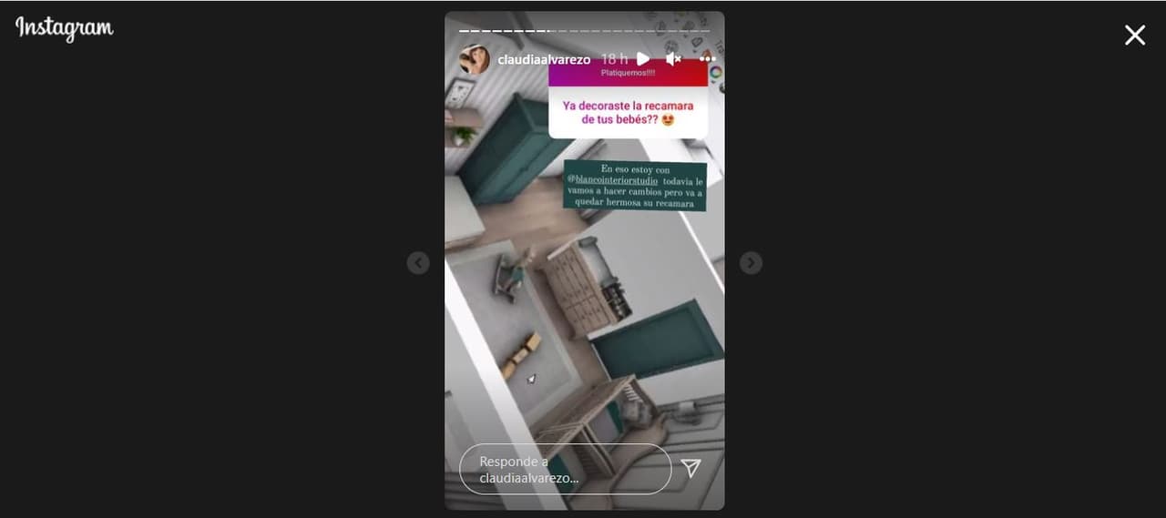 La actriz por fin mostró cómo va a quedar la habitación de sus mellizos.