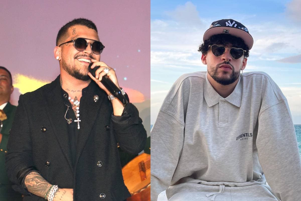 Christian Nodal nuevamente en polémica por dura crítica a Bad Bunny