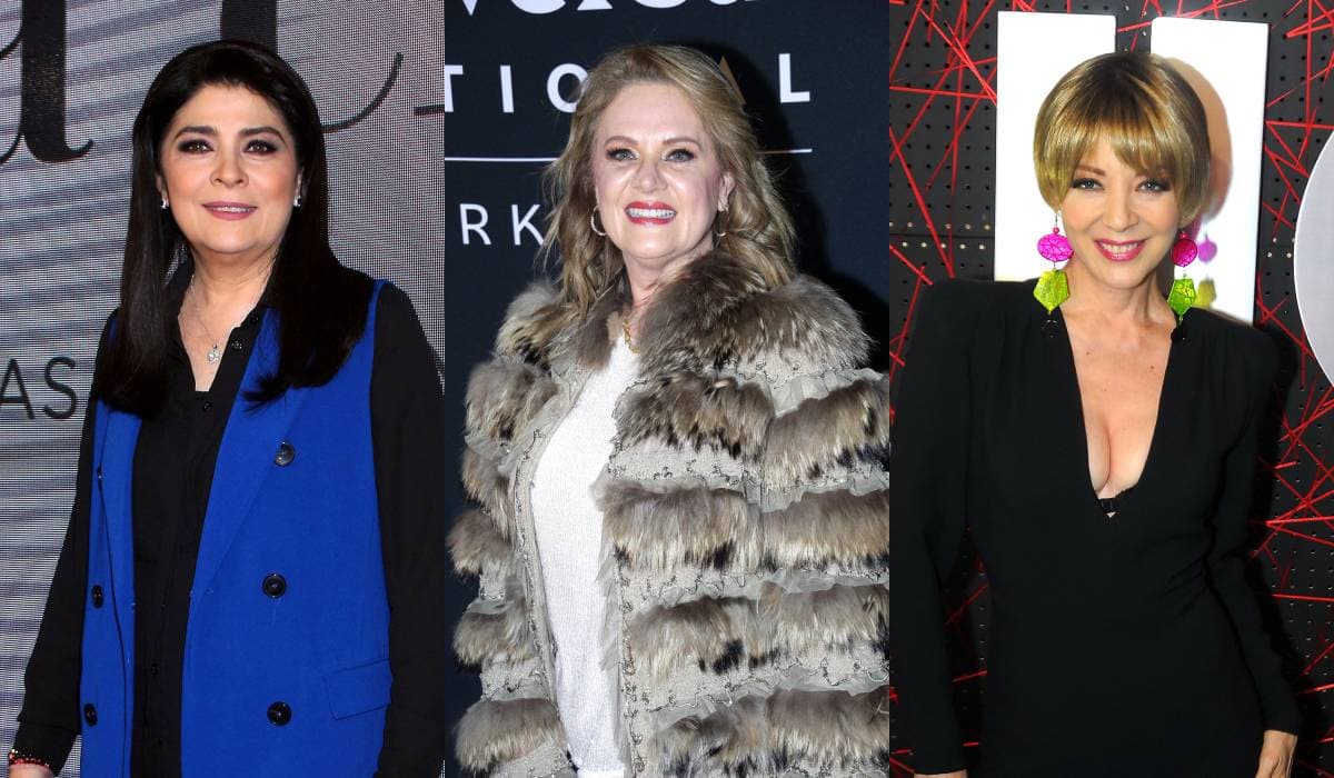 Así lucían Erika Buenfil, Victoria Ruffo y Edith González en su juventud