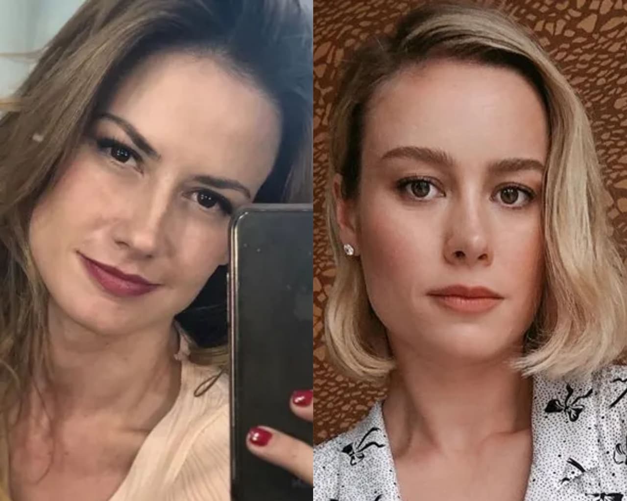Altair Jarabo y Brie Larson de 'Capitán Marvel'.