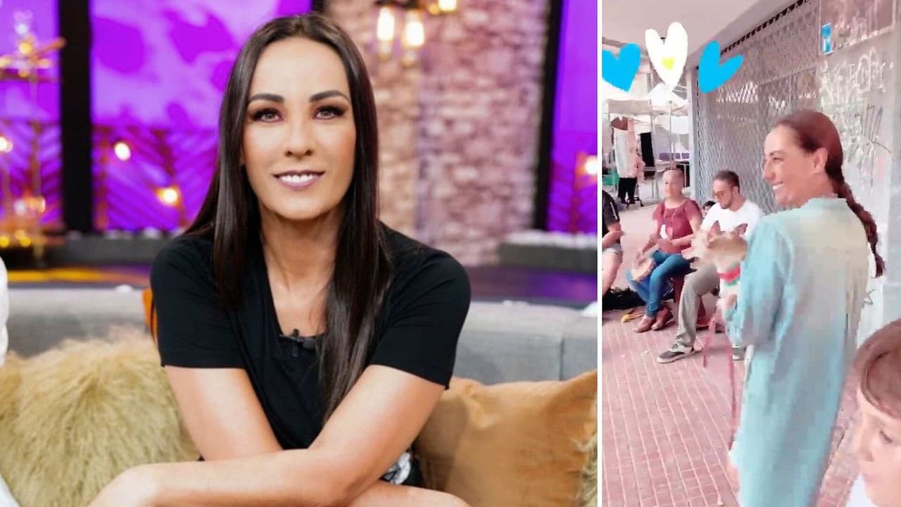 Consuelo Duval se pone a bailar con la batucada en Buenos Aires