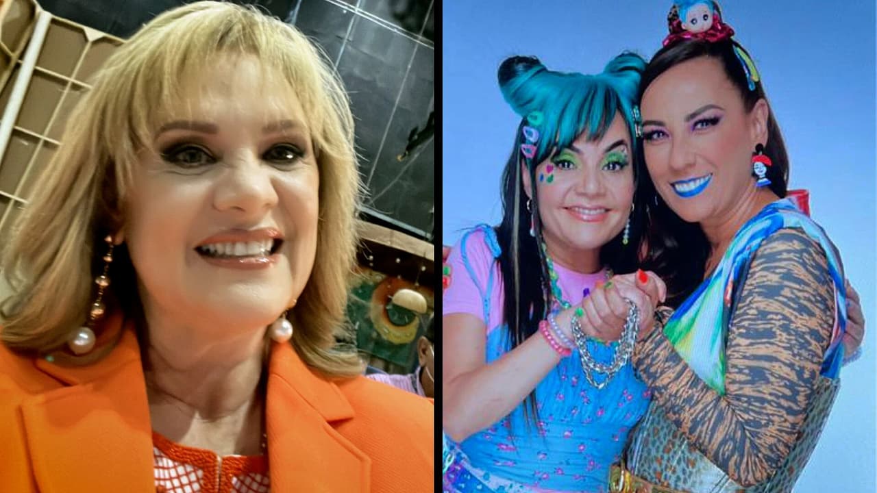 Érika Buenfil cacha a Nacasia y Nacaranda detrás de escenas
