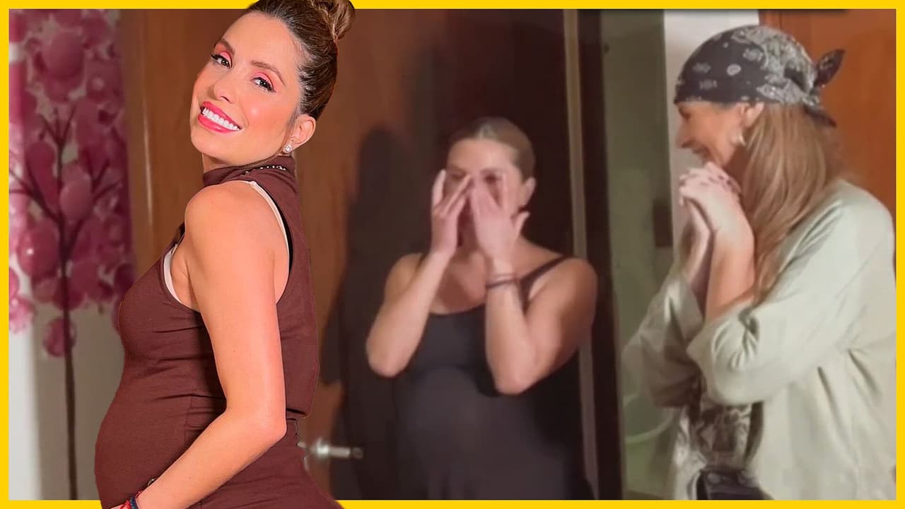 Andrea Escalona se conmueve hasta las lágrimas al ver el cuarto de su bebé
