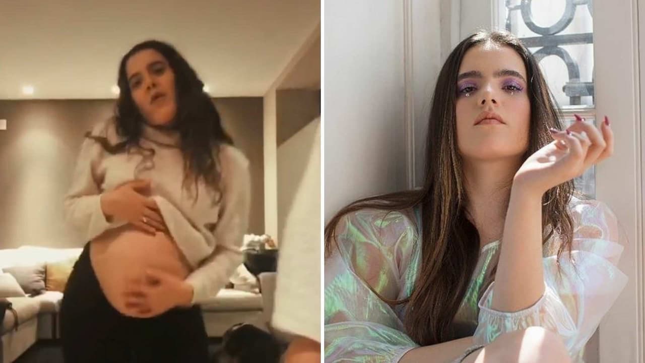 A un mes de convertirse en mamá, Camila Fernández se divierte bailando y luciendo su pancita de embarazada