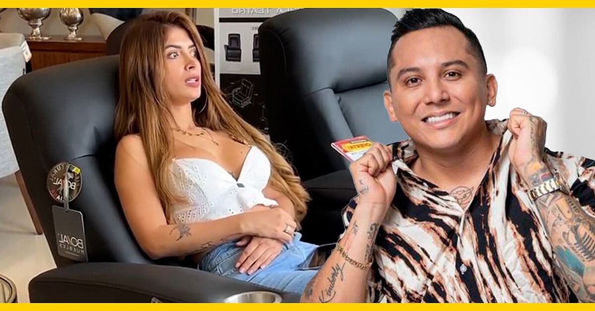 Kimberly Flores se compra sala de más de 150 mil pesos con tarjeta de Edwin Luna