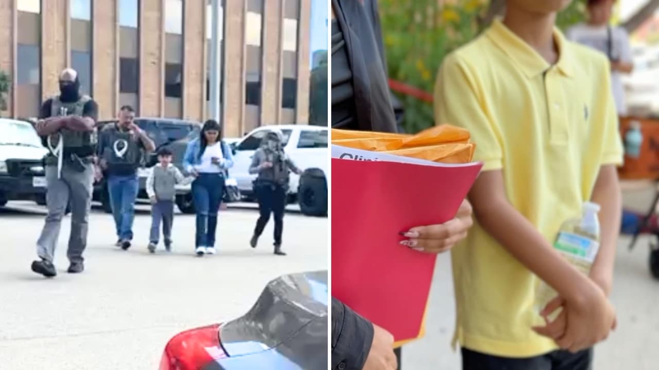 Sin sus padres, ni un abogado, niños comparecen en corte de inmigración