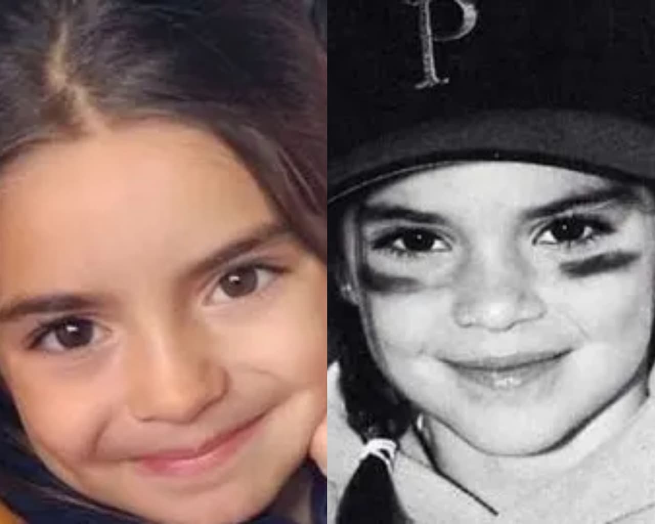 Aitana Derbez y Kendall Jenner de pequeña.