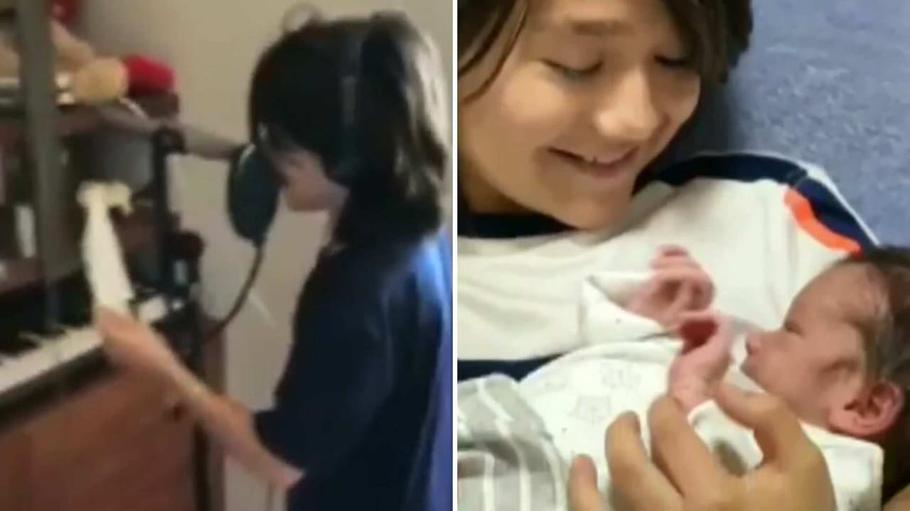Así se escucha la dulce canción que le compuso Diego a su primo André, hijo de Sherlyn